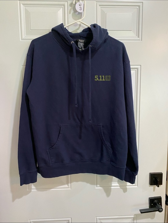 5.11 Tactical Other - 5.11 Tactical Navy Hoodie with Olive Logo
